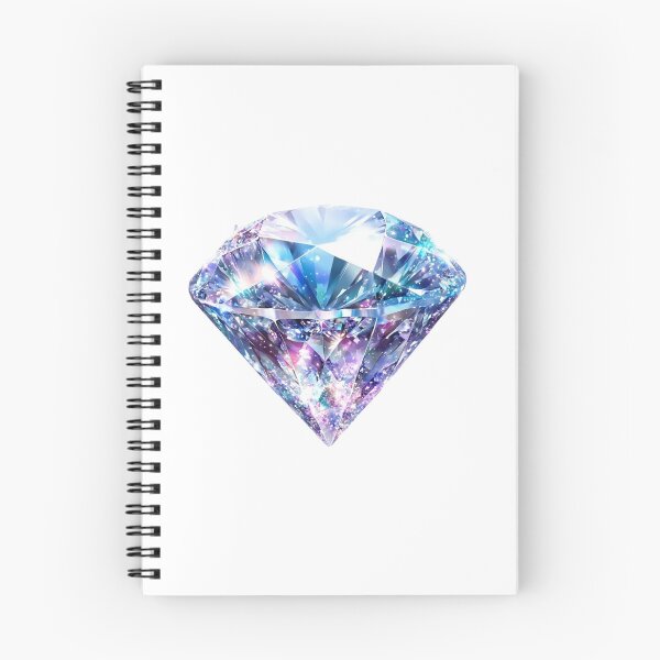 Item preview, Sparkling Cosmic Diamond Crystal Gemstone Watercolor Art designed and sold by KLSRAJ.