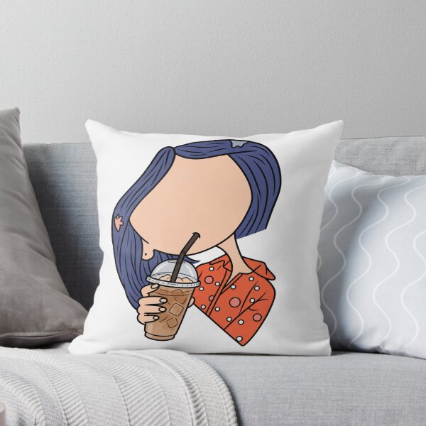 Item preview, Coraline drinking coffee designed and sold by wingoo22.