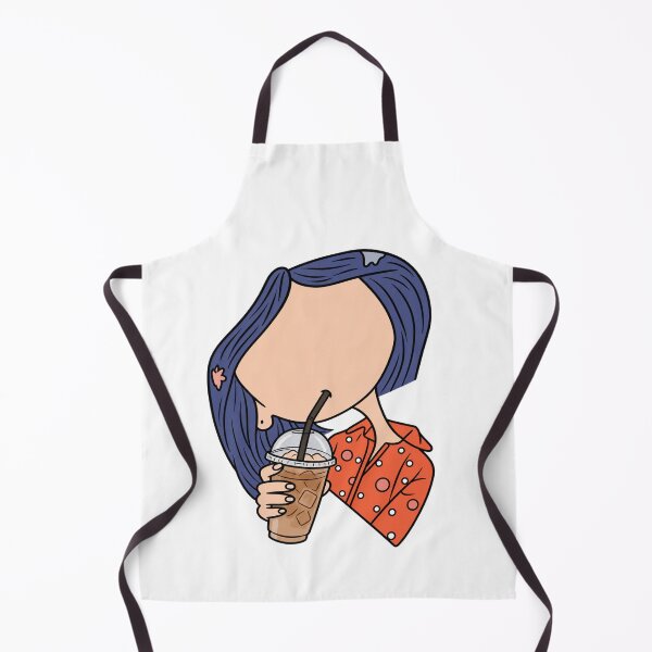 Item preview, Coraline drinking coffee designed and sold by wingoo22.