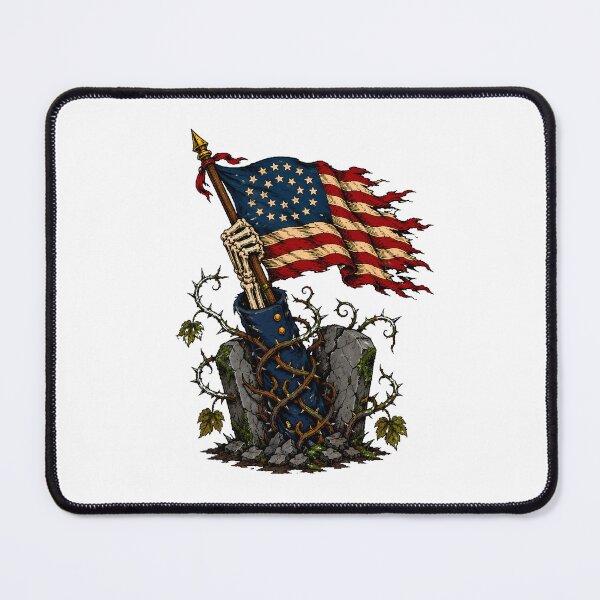 Item preview, Civil War Soldier Skeleton Patriotic Gothic Grave designed and sold by chattsuede.