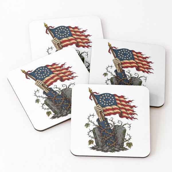 Item preview, Civil War Soldier Skeleton Patriotic Gothic Grave designed and sold by chattsuede.