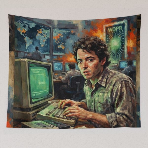 Item preview, WarGames Fine Art Tribute designed and sold by Art's Diner.