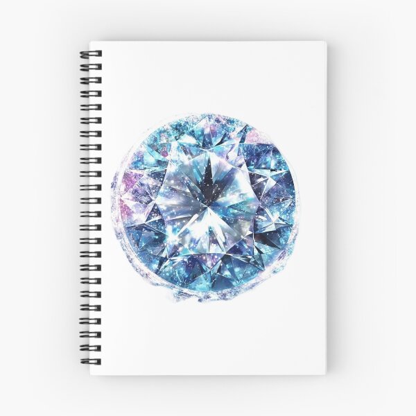 Item preview, Sparkling Cosmic Blue Diamond Crystal Gemstone Art designed and sold by KLSRAJ.