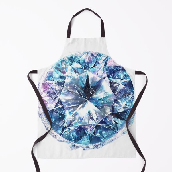 Item preview, Sparkling Cosmic Blue Diamond Crystal Gemstone Art designed and sold by KLSRAJ.
