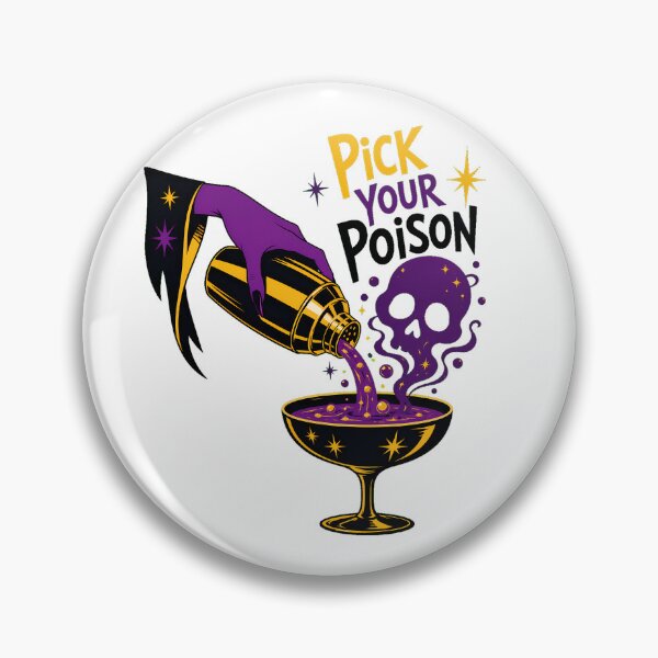 Item preview, Spooky Witch Bartender Pouring Pick Your Poison designed and sold by chattsuede.