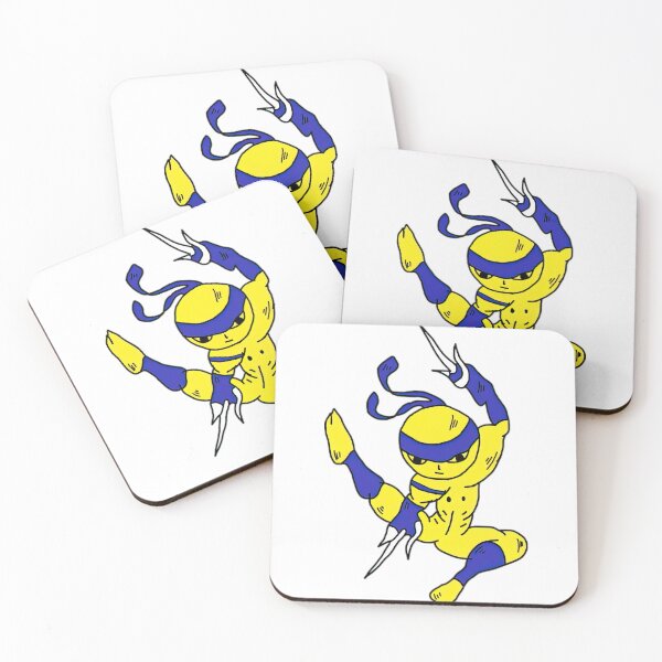 Item preview, Assassin Yellow Cartoon Warrior Artwork designed and sold by sophiarogersart.