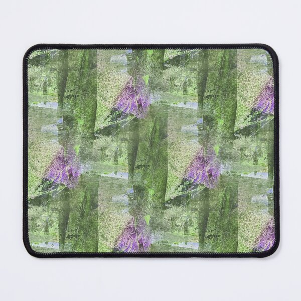 Item preview, Grunge Textured Abstract in Green and Purple designed and sold by Artistestella.