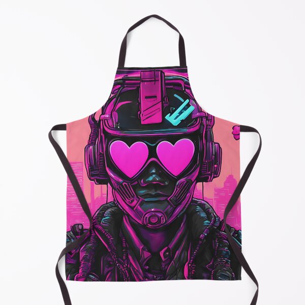 Item preview, Cyberpunk Robot, Black Leather Jacket, And Pink Headphones designed and sold by DEC02.