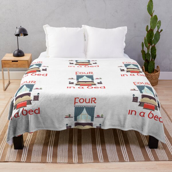 Item preview, Four In A Bed III (on White) designed and sold by PawsitiveMum3.