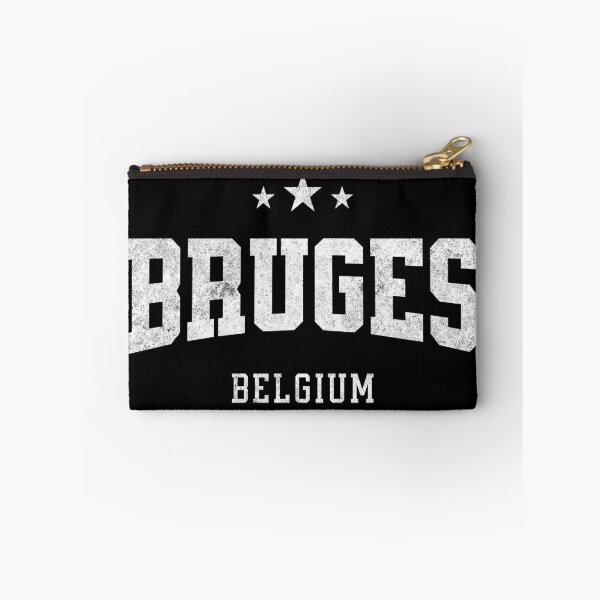 Item preview, Bruges Belgium Vintage Varsity Travel College Style Design designed and sold by NiceTeeClub.