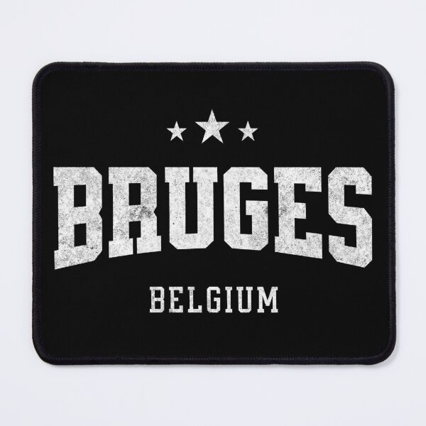 Item preview, Bruges Belgium Vintage Varsity Travel College Style Design designed and sold by NiceTeeClub.
