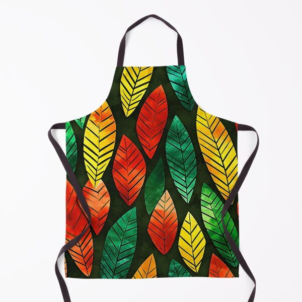Item preview, Kwanzaa African-American Red, Green, Yellow Leaves Pattern designed and sold by DEC02.