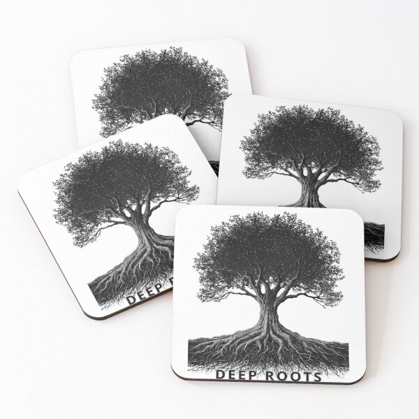 Item preview, Cosmic Tree of Life with Deep Roots Vector Art designed and sold by TrendyGalaxy.