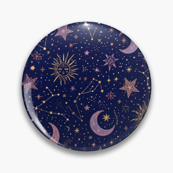 Item preview, Extra Celestial Moon and Stars Seamless Pattern Design designed and sold by Fanverse Merchandise.