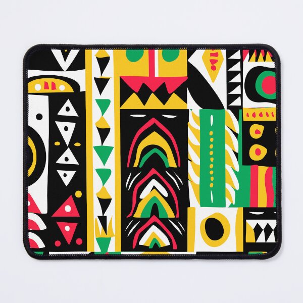 Item preview, African Kwanzaa Pattern In Yellow, Red, Green, Black designed and sold by DEC02.