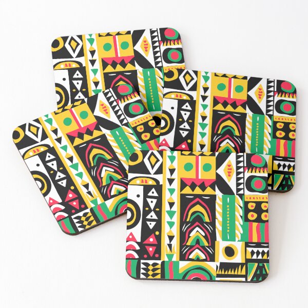 Item preview, African Kwanzaa Pattern In Yellow, Red, Green, Black  designed and sold by DEC02.