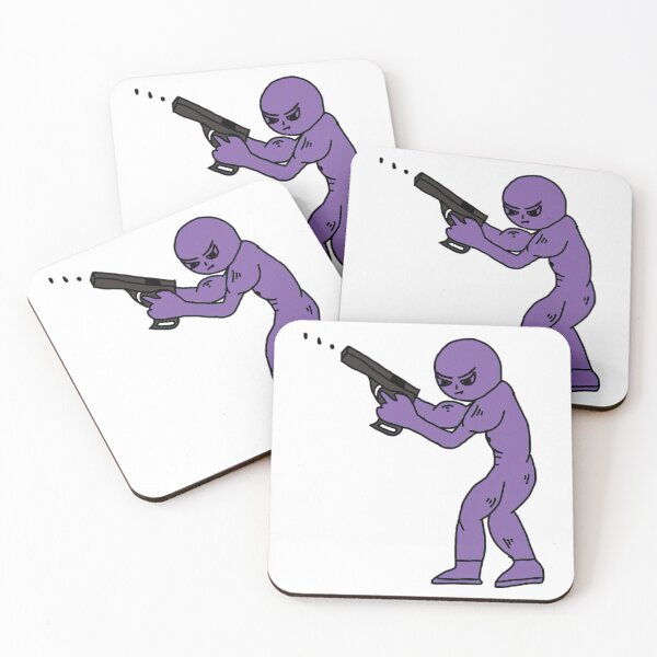 Item preview, The Hero And His Gun Action Character Artwork designed and sold by sophiarogersart.