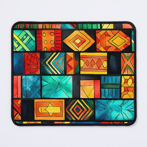 Item preview, Kwanzaa African-Inspired Red, Green, Black Geometric Pattern designed and sold by DEC02.
