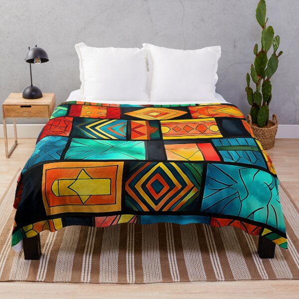 Item preview, Kwanzaa African-Inspired Red, Green, Black Geometric Pattern designed and sold by DEC02.