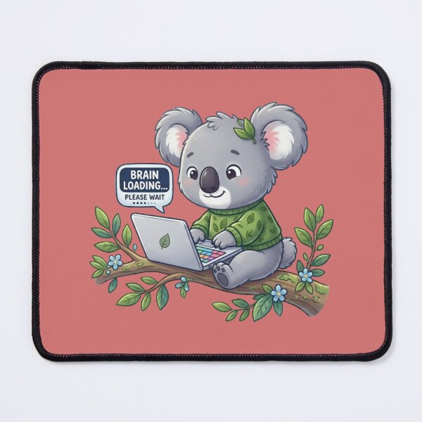 Item preview, Brain Loading… Please Wait – Funny School Humor Aesthetic Quote  designed and sold by WallMuseStudio .