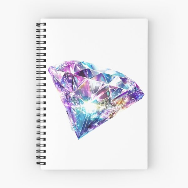 Item preview, Sparkling Purple Diamond Gemstone Watercolor Art designed and sold by KLSRAJ.