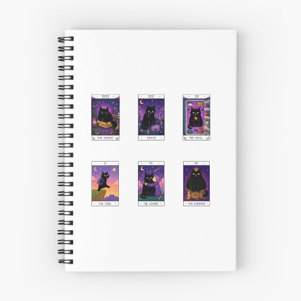 Item preview, Black Cat Tarot Cards Collection designed and sold by MonkiFlipp.