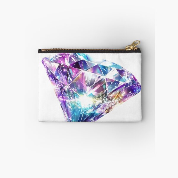 Item preview, Sparkling Purple Diamond Gemstone Watercolor Art designed and sold by KLSRAJ.
