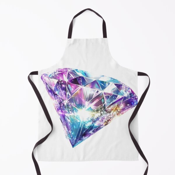 Item preview, Sparkling Purple Diamond Gemstone Watercolor Art designed and sold by KLSRAJ.
