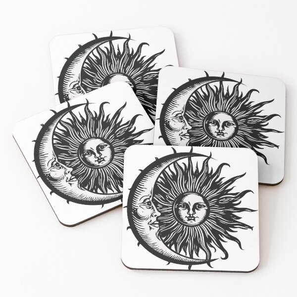 Item preview, Celestial Sun and Crescent Moon Intertwined Graphic designed and sold by TrendyGalaxy.