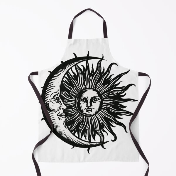 Item preview, Celestial Sun and Crescent Moon Intertwined Graphic designed and sold by TrendyGalaxy.