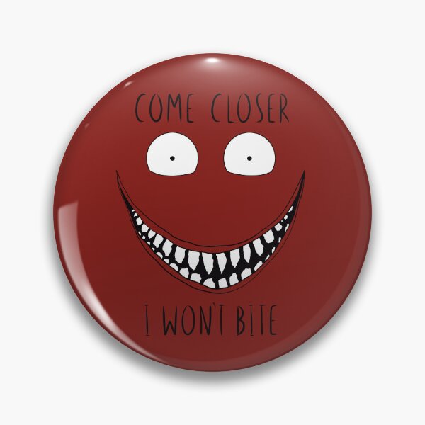 Item preview, Creepy Black and White Smiling Face with Scary Text designed and sold by ChantellaGF.