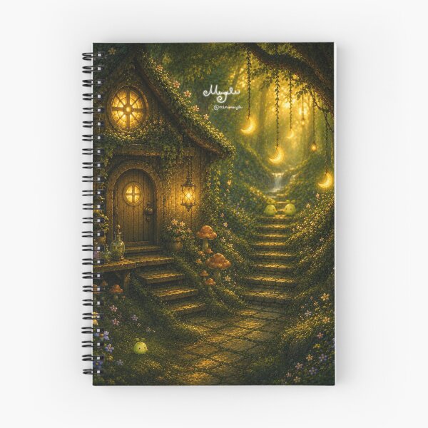Item preview, Cozy Cottage in the Enchanted Mergle Forest designed and sold by Minimergle.