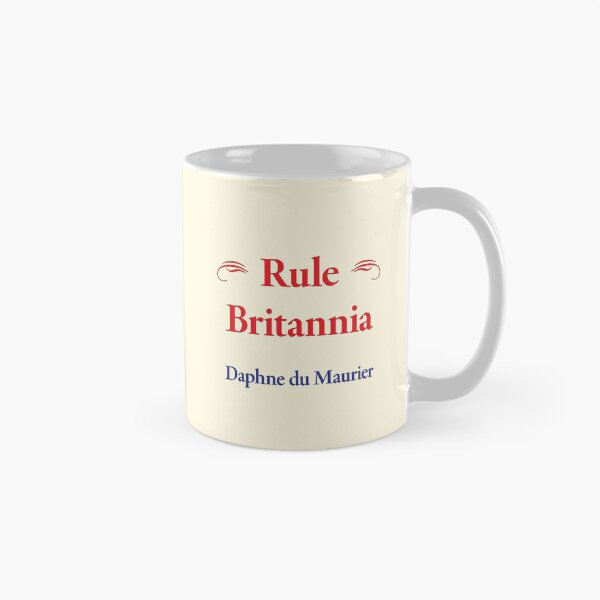 Artikelvorschau, Daphne du Maurier, Rule Britannia, englische Romanautorin, Klassische Literatur entworfen und verkauft von CharlottePlaceArt.