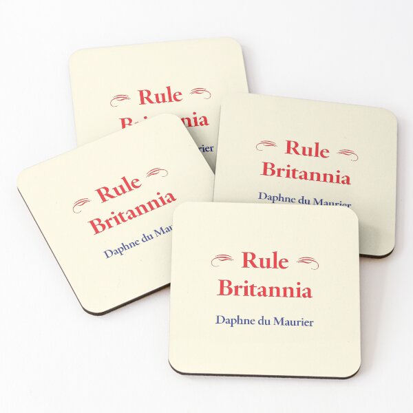 Item preview, Daphne du Maurier Rule Britannia English Novelist, Classic Literature designed and sold by CharlottePlaceArt.