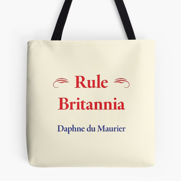 Item preview, Daphne du Maurier Rule Britannia English Novelist, Classic Literature designed and sold by CharlottePlaceArt.