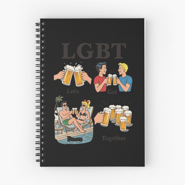 Item preview, LGBT Let's Get Beers Together Pride Community Beer Lover Funny designed and sold by BrockmeyeSB.