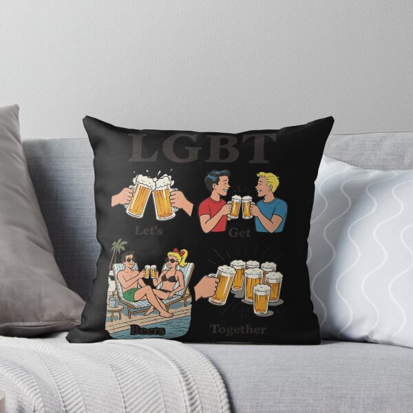 Item preview, LGBT Let's Get Beers Together Pride Community Beer Lover Funny designed and sold by BrockmeyeSB.