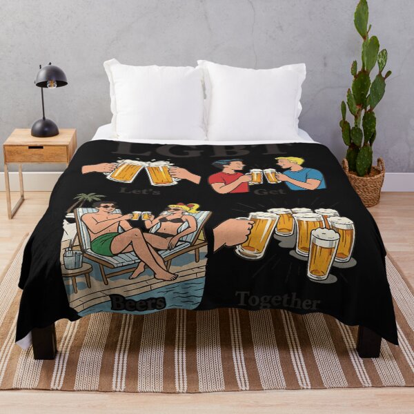 Item preview, LGBT Let's Get Beers Together Pride Community Beer Lover Funny designed and sold by BrockmeyeSB.