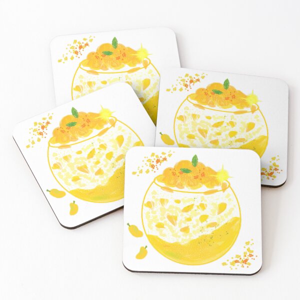 Item preview, Mango Fruity Ice Cute Food Illustration designed and sold by jamesromanwaxz.