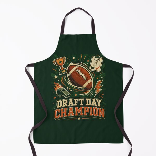 Item preview, Draft Day Champion Fantasy Football Funny Graphic Tee designed and sold by Fanverse Merchandise.