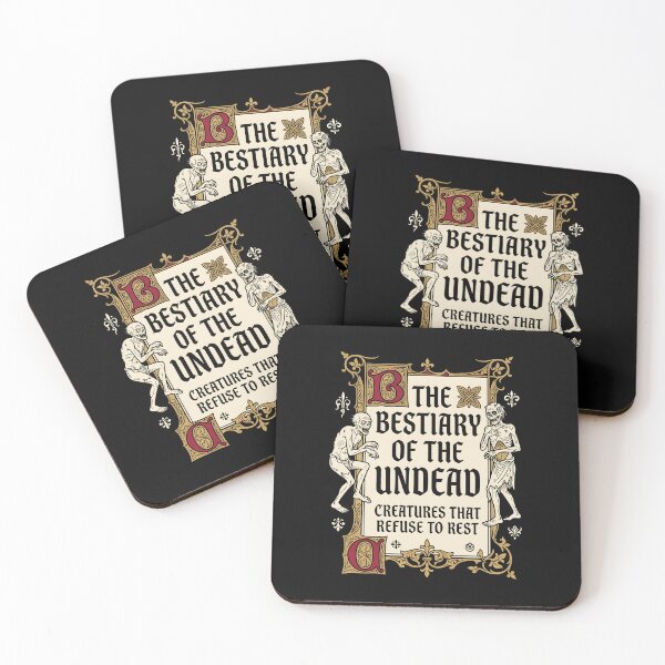 Item preview, Medieval Undead Bestiary - Dark Fantasy Book Art Occult Goth Gift designed and sold by SplashTastic.