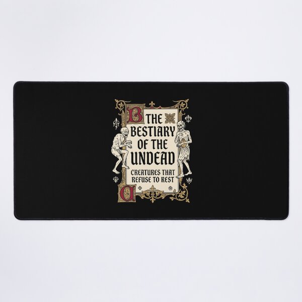 Item preview, Medieval Undead Bestiary - Dark Fantasy Book Art Occult Goth Gift designed and sold by SplashTastic.