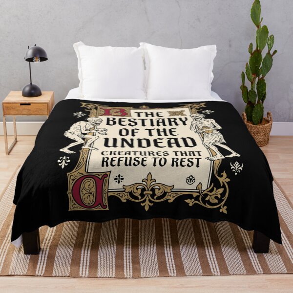 Item preview, Medieval Undead Bestiary - Dark Fantasy Book Art Occult Goth Gift designed and sold by SplashTastic.