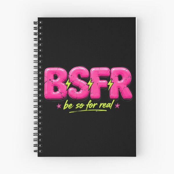 Item preview, BSFR Be So For Real Bold Typography Graphic Tee designed and sold by Fanverse Merchandise.