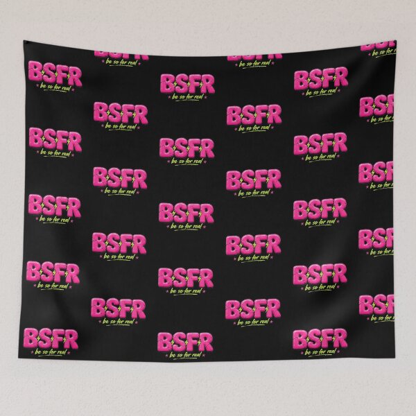 Item preview, BSFR Be So For Real Bold Typography Graphic Tee designed and sold by Fanverse Merchandise.