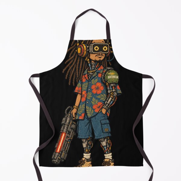 Item preview, Hawaiian Shirt VR Goggles Cyborg - BRTHRCNK Tropical Cyberpunk Art designed and sold by BRTHRCNK01.