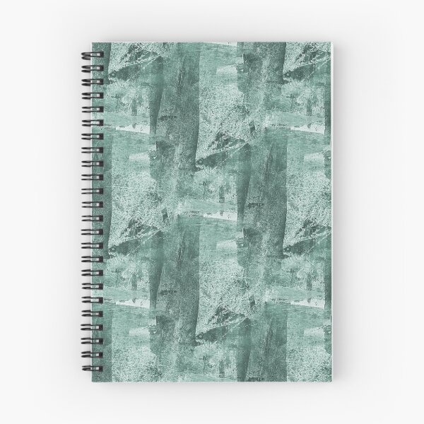 Item preview, Monochromatic Grunge Textured Abstract in Teal designed and sold by Artistestella.