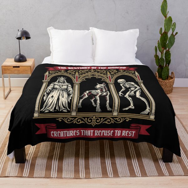 Item preview, Medieval Undead Bestiary - Gothic Dark Fantasy Skeleton King Art designed and sold by SplashTastic.