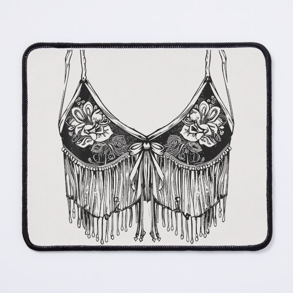 Item preview, Vintage Bohemian Fringe Bralette For Women designed and sold by BrockmeyeSB.
