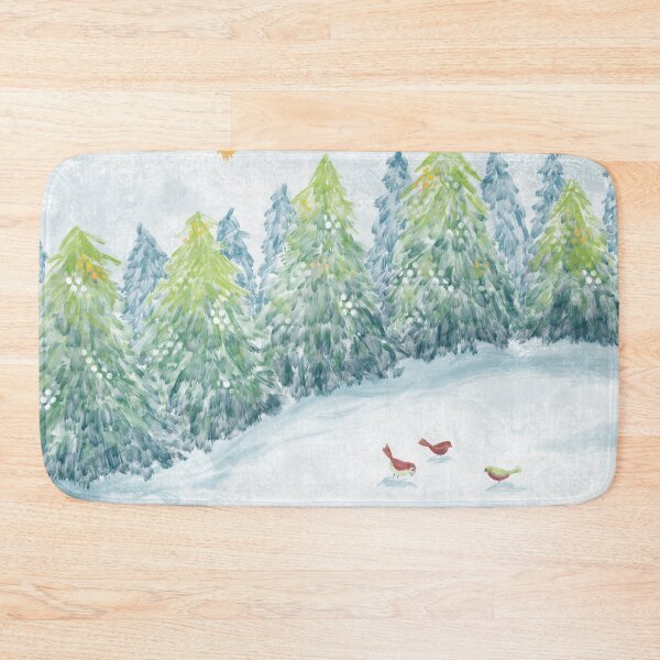 Item preview, Winter Forest Scene with Little Birds designed and sold by Liliaphylla.